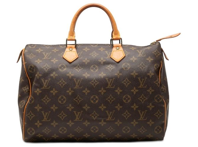 Louis Vuitton Monogram Speedy 35 Handtasche Braun