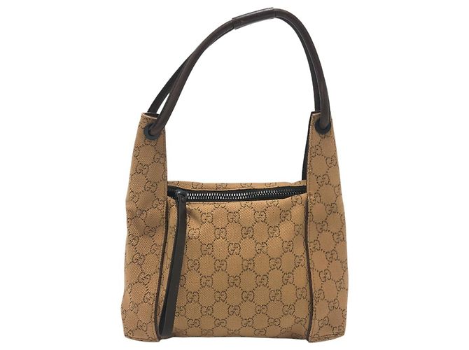 Gucci Handtasche aus beigem Canvas