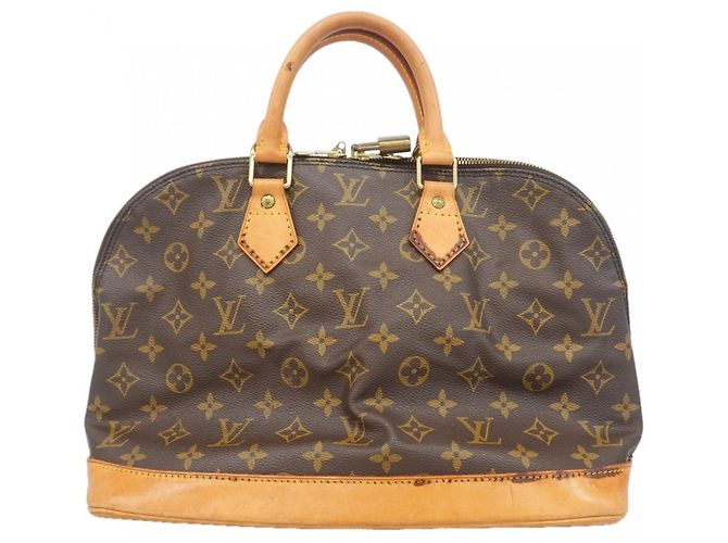 Borsa Louis Vuitton Alma Monogram Marrone