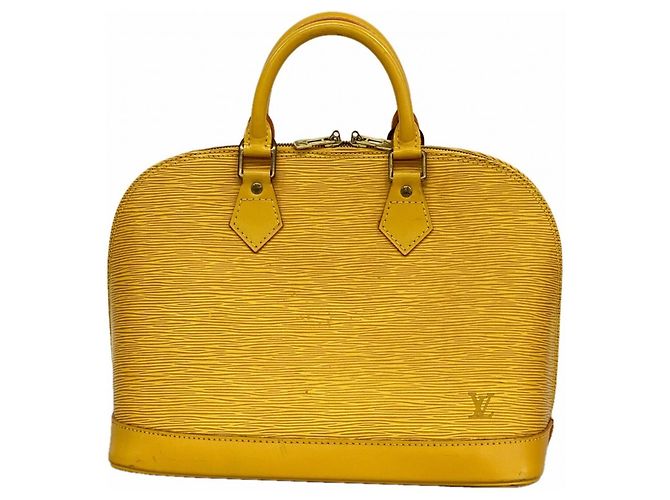 Bolso Louis Vuitton Alma Epi Amarillo