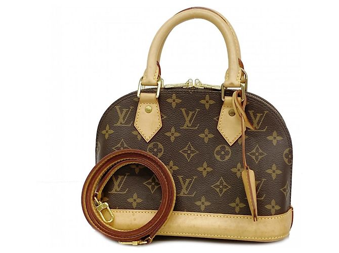 Borsa Louis Vuitton Alma BB Monogram Marrone