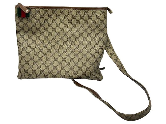 Borsa a tracolla Gucci GG Monogram Marrone Monogramma