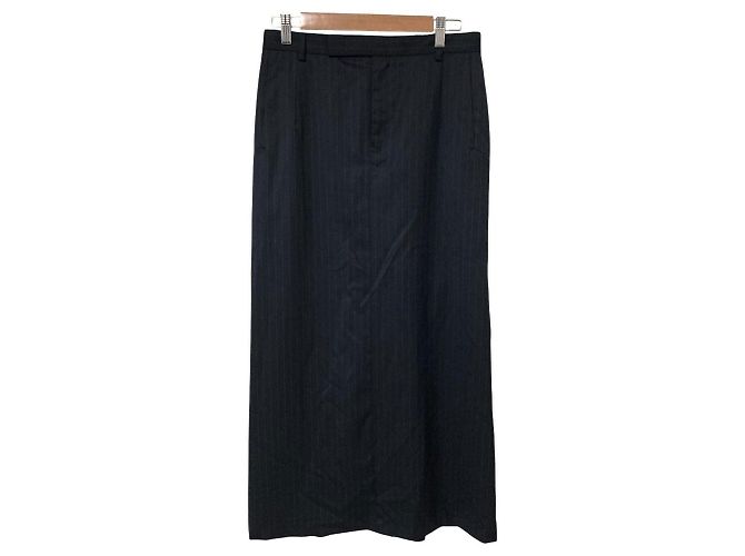 Autre Marque Saia de sarja listrada AP STUDIO Azul