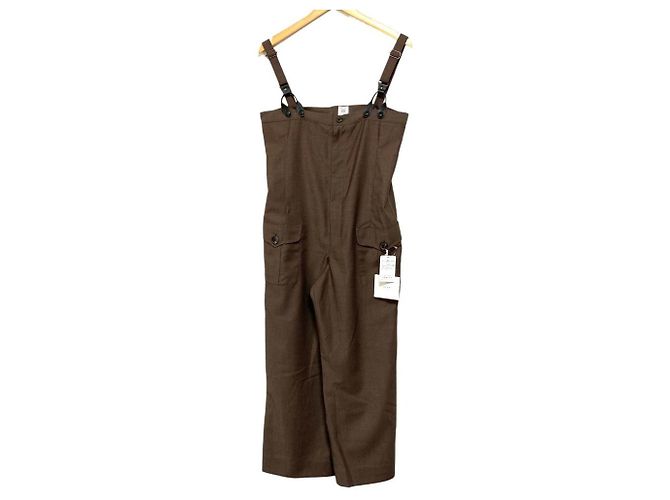 Autre Marque IENA LA BOUCLE Worsted Overall Brown