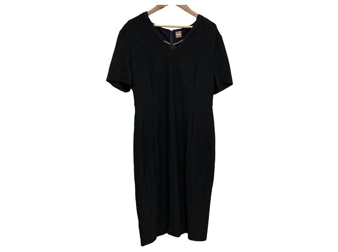 Autre Marque BOSS Damaisa Kleid Schwarz