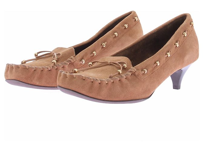 Khaite Milly 45 Pumps Camel Leather