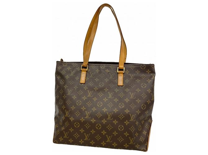 Bolso Tote Louis Vuitton Monogram Cabas Mezzo Castaño
