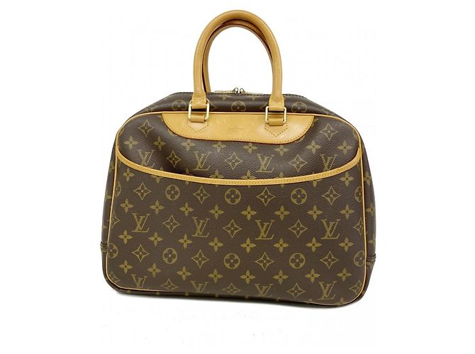 Borsa Louis Vuitton Monogram Deauville Marrone