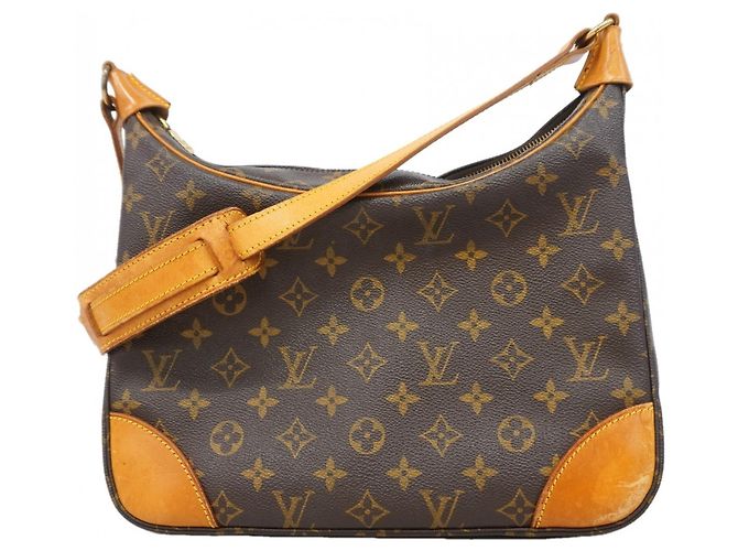 Borsa a Spalla Louis Vuitton Monogram Boulogne 30 Marrone