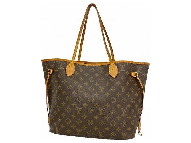 Bolsa Tote Louis Vuitton Monogram Neverfull MM Marrom
