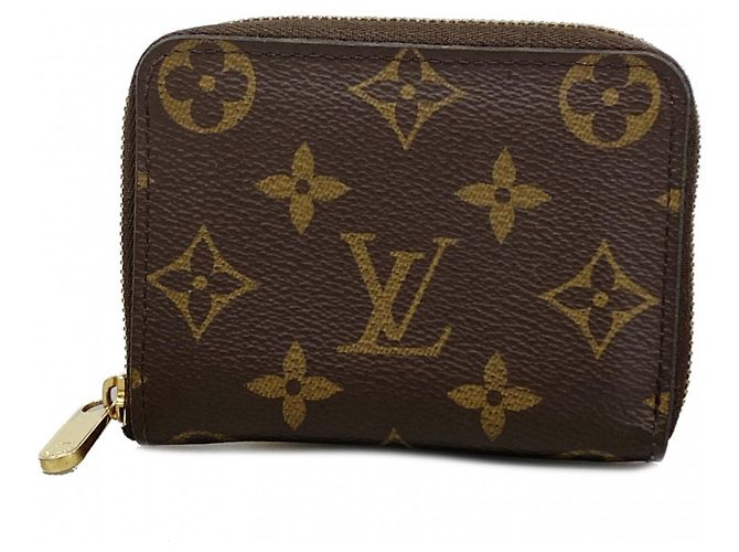Portafoglio monete Monogram Zippy Louis Vuitton Marrone