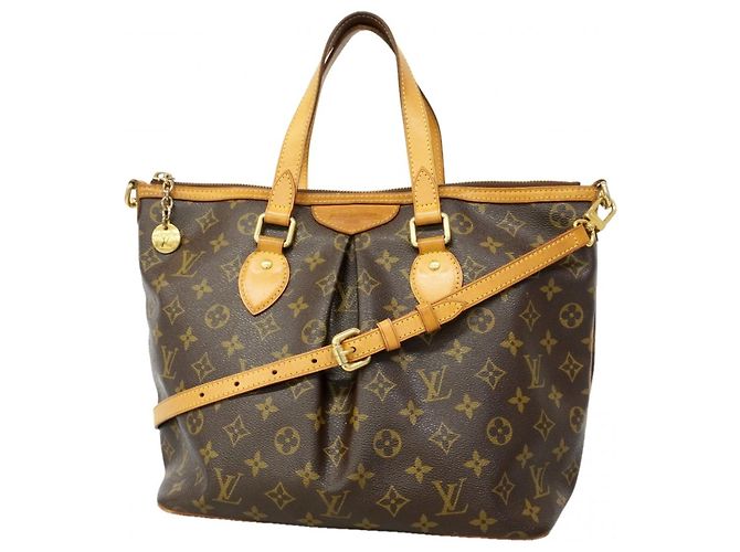 Borsa Louis Vuitton Monogram Palermo PM Marrone
