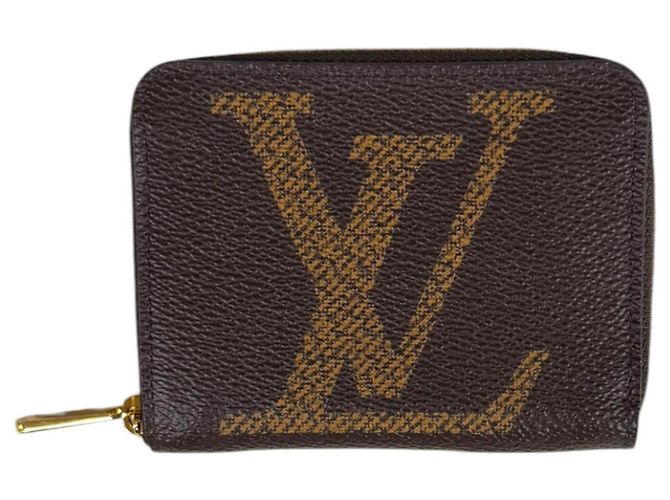 Monedero Zippy Louis Vuitton Castaño