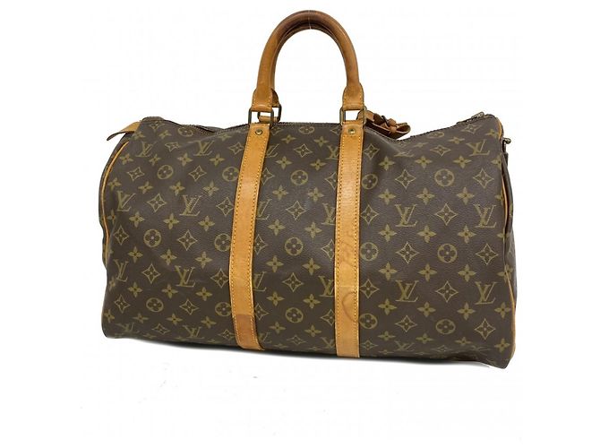 Louis Vuitton Boston Monogram Keepall 45 Marrone 