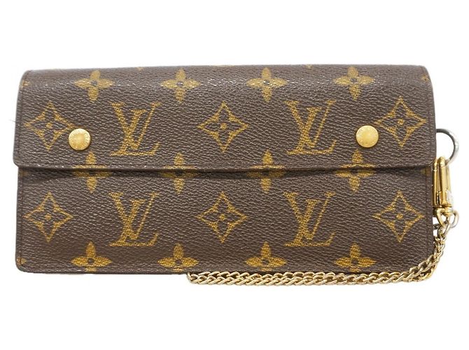 Louis Vuitton Monogram Portafoglio a Fisarmonica Lungo Marrone