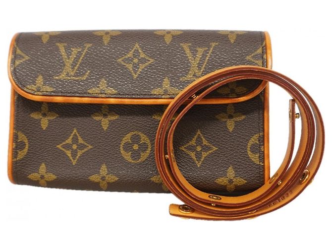 Pochette Louis Vuitton Monogram Pochette Florentine Marrone