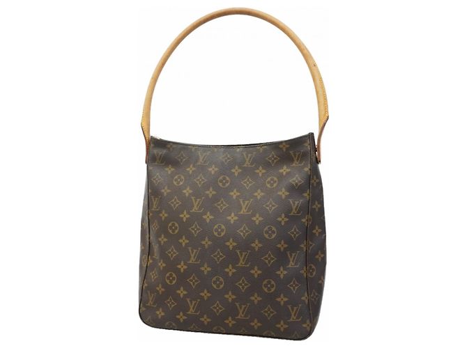 Borsa a Spalla Louis Vuitton Monogram Looping GM Marrone