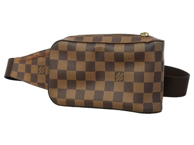 Borsa a tracolla Louis Vuitton Damier Geronimos Damier ebene