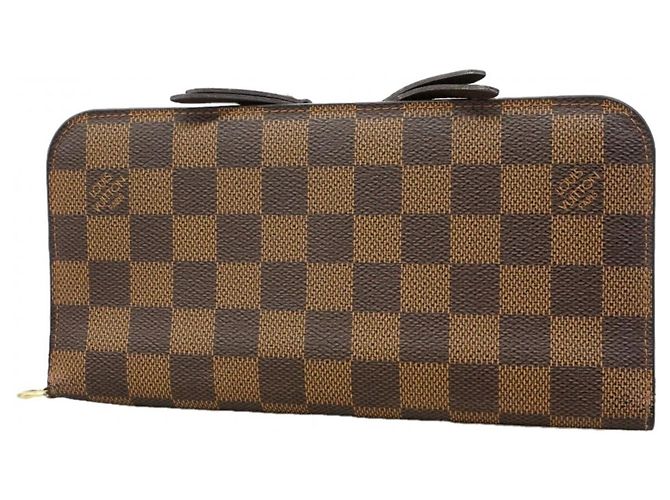 Louis Vuitton Damier Portefeuille Insolite Long Wallet Damier ebene
