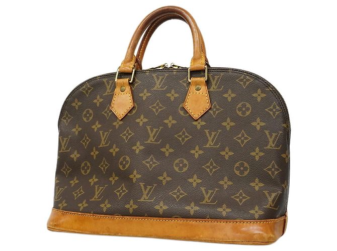Borsa Louis Vuitton Alma Monogram M51130 Marrone