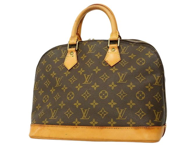 Sac à main Louis Vuitton Alma Monogram Marron