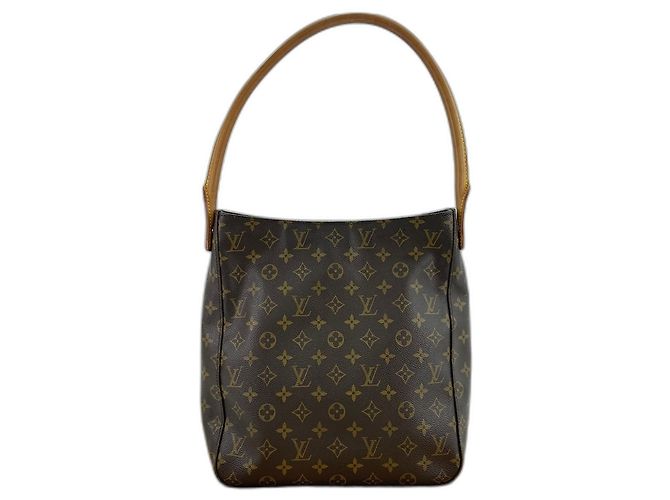 Borsa Louis Vuitton Looping GM Marrone