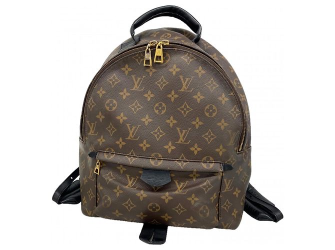 Louis Vuitton Monogram Palm Springs Rucksack MM Braun
