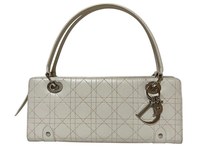 Christian Dior Lady Handtasche Weiß