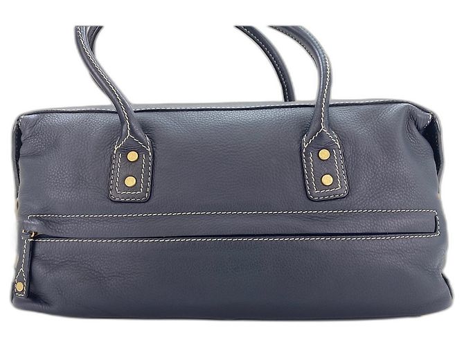 Céline Celine Boogie Bag Handtasche aus schwarzem Leder