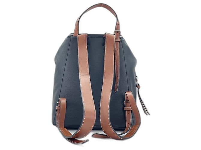 Zaino Loewe Goya in pelle nera Nero