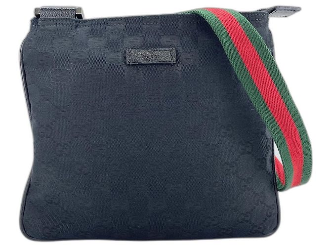 Borsa a tracolla Gucci Sherry Line nera Nero