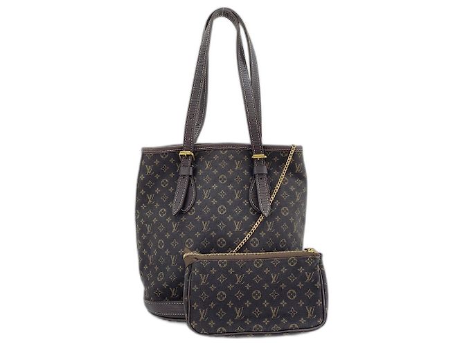 Bolsa Tote Louis Vuitton Run Bucket PM Marrom