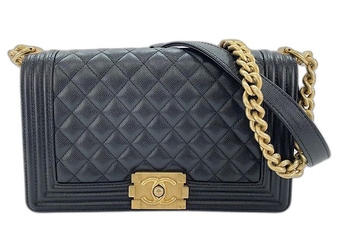 Borsa a Spalla Chanel Boy Medium Nero