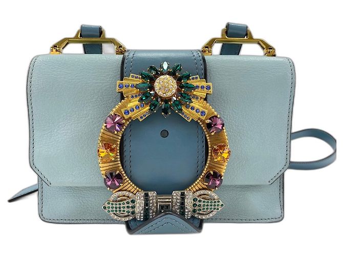 Borsa a Spalla Miu Miu Lady Blu