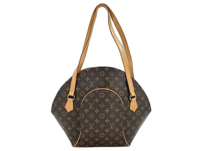 Borsa a tracolla Ellipse Louis Vuitton Marrone
