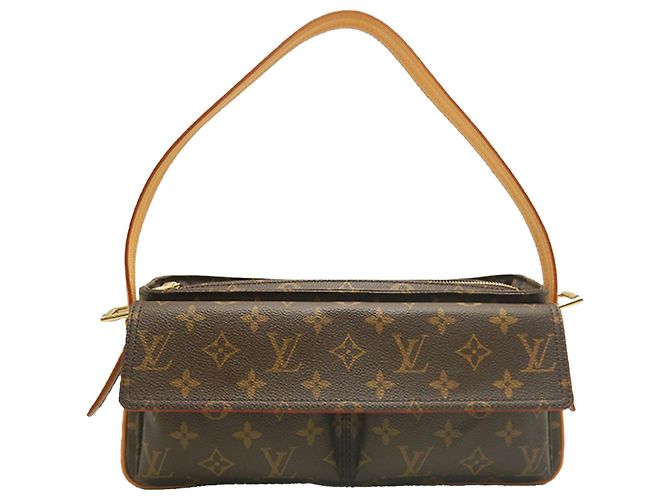 Louis Vuitton Marron Monogram Viva Cite MM