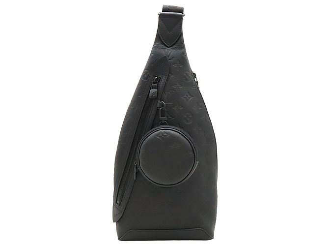 Bolsa Transversal Louis Vuitton Black Monogram Shadow Duo Preto
