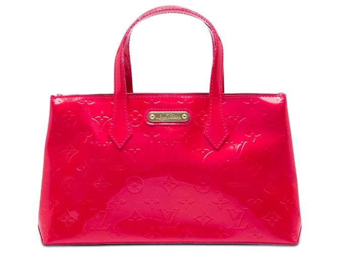 Louis Vuitton Pink Monogram Vernis Wilshire PM Rose
