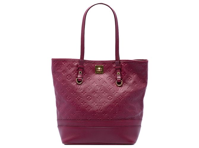 Louis Vuitton Red Monogram Empreinte Citadine PM Rouge