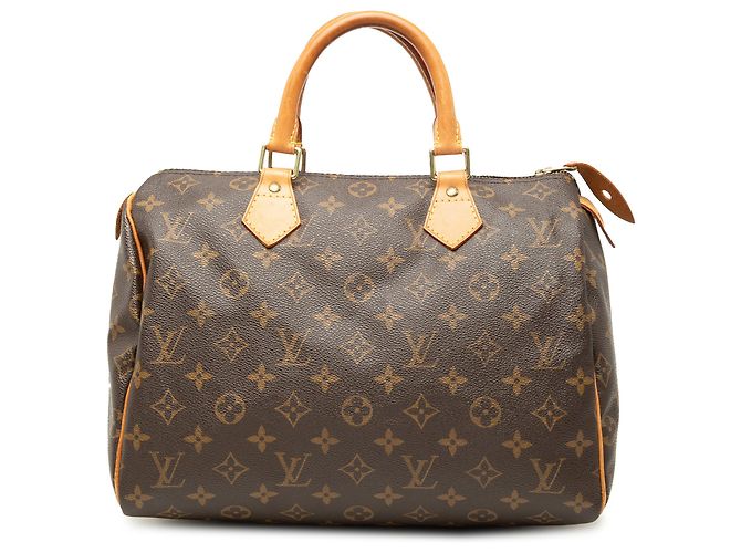 Louis Vuitton Marrom Monogram Speedy 30