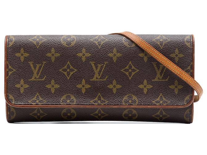 Louis Vuitton Pochette Twin GM Marrone Monogram