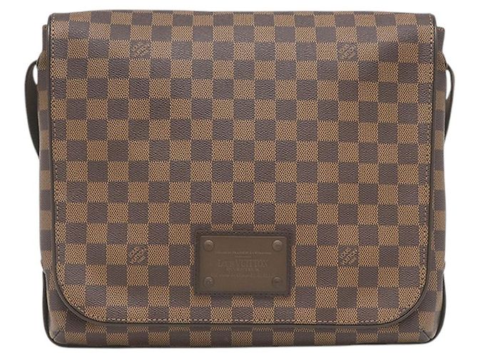 Louis Vuitton Marrom Damier Ebene Brooklyn MM