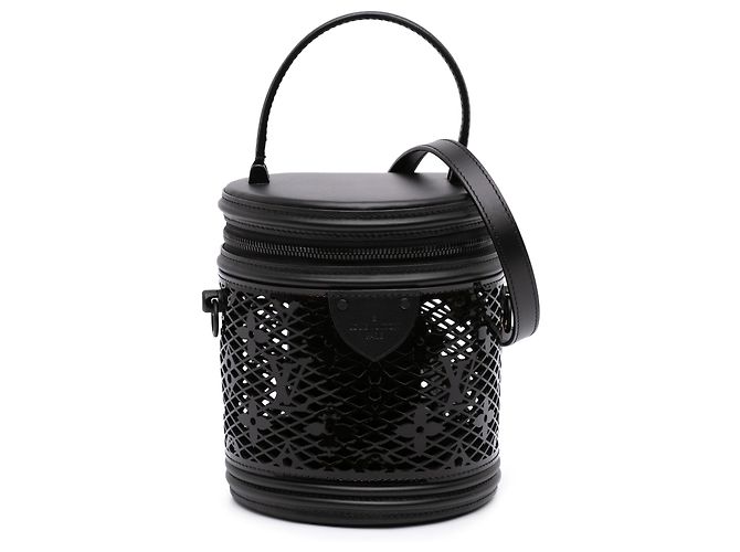 Louis Vuitton Black Monogram Lace Cannes Preto