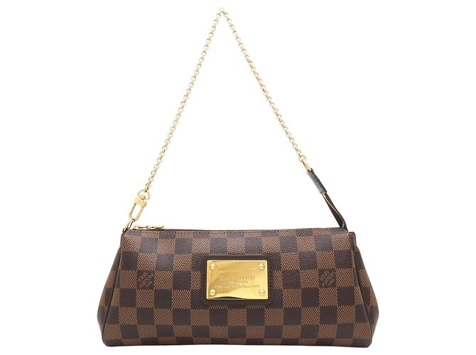 Louis Vuitton Marrón Damier Ebene Eva Castaño