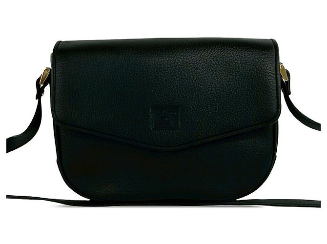 Borsa a tracolla Burberry in pelle nera Nero