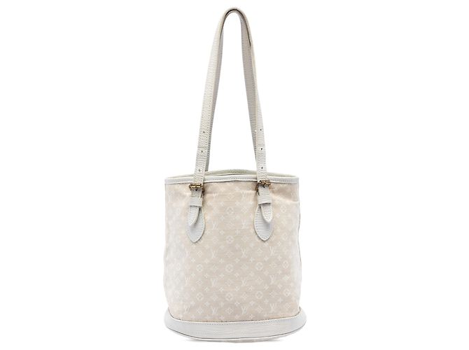 Louis Vuitton Beige Monogram Mini Lin Bucket PM