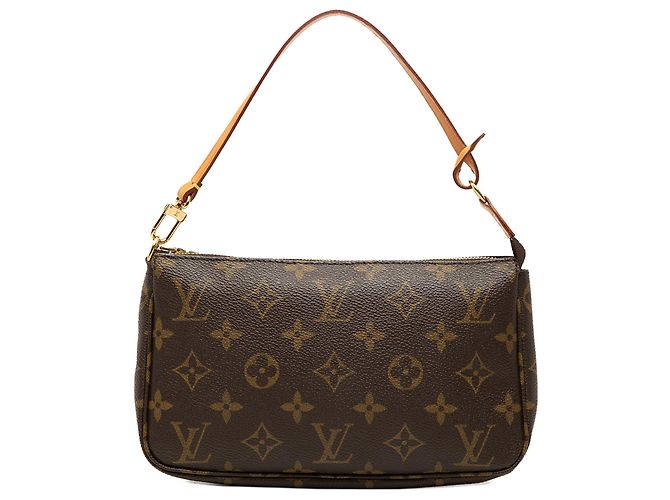 Louis Vuitton Pochette Accessoires Monogram Marrón Castaño