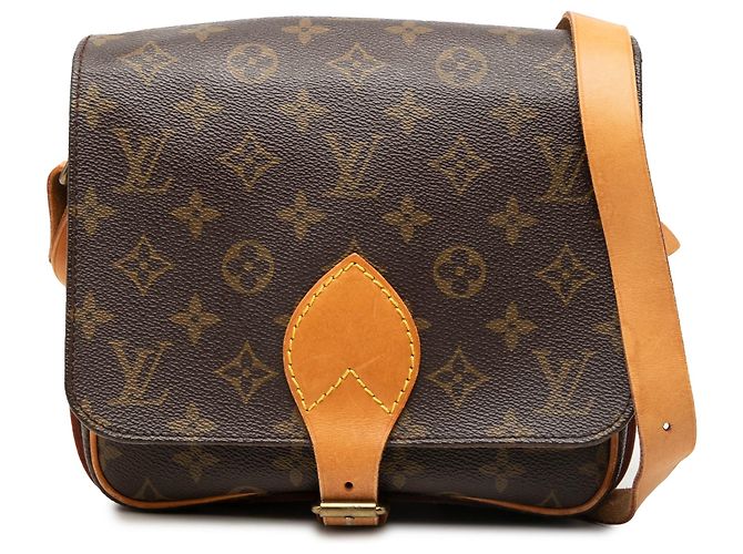 Louis Vuitton Marrom Monogram Cartouchiere MM