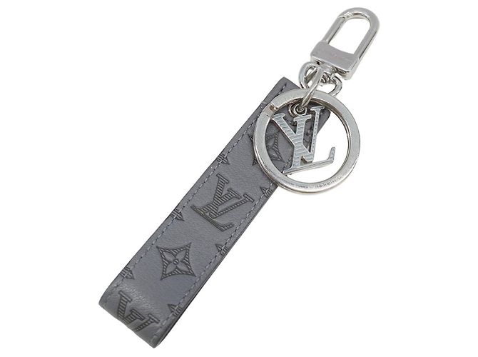 Portachiavi in pelle Monogram Shadow Louis Vuitton Marrone
