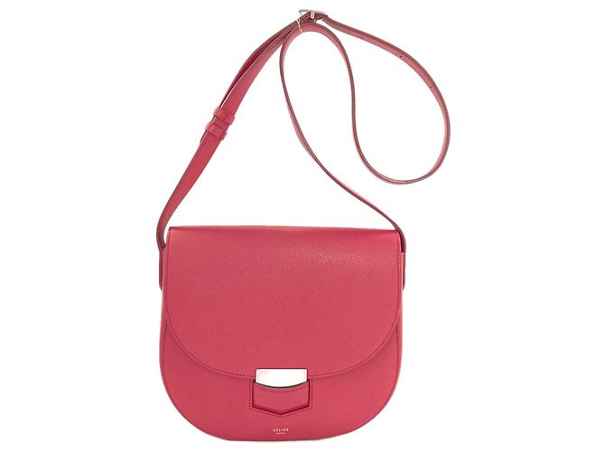 Céline Bolsa de Ombro Celine Trotter Rosa